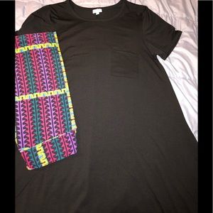 Lularoe Large Carly & TC Leggings